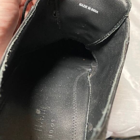 Cole Haan Grand OS Black Leather Wingtip Mens 9.5 Dress Shoes - Picture 10 of 10